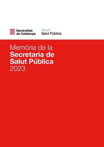 Memòria de la Secretaria de Salut Pública